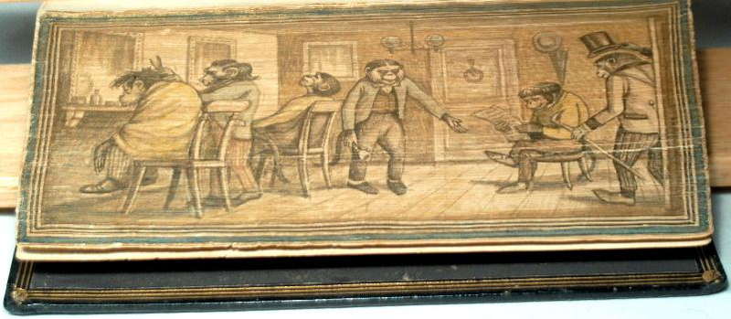 Illustration for article titled Fore-Edge Paintings: The Secret Works of Art Hidden Inside Book Pages